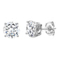 Sterling Silver 1 Carat 4 Prong Solitaire Studs by Bling