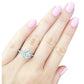 Sterling Silver 2.5 Carat Oval Ring by Bling