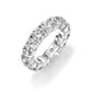 Sterling Silver 5mm Round Eternity Band by Bling