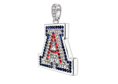 Sterling Silver Couture University of Arizona “A” Charm (Includes Sterling Jump Ring) by Bling