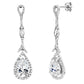 Sterling Silver Couture Long Teardrops by Bling