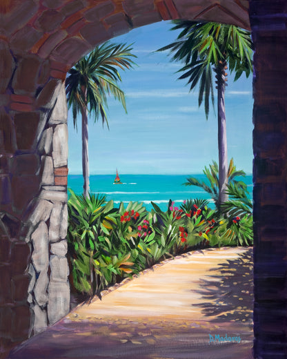 Vicki's View- Matted Print