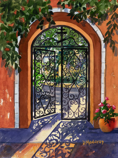 Willow Springs Gate- Matted Print