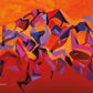 Mountain Mambo Panorama- Matted Print