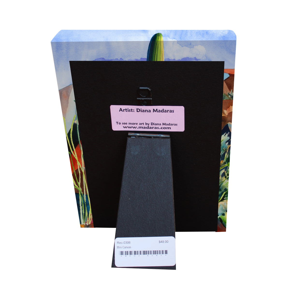 One Purple Rock- Mini Canvas