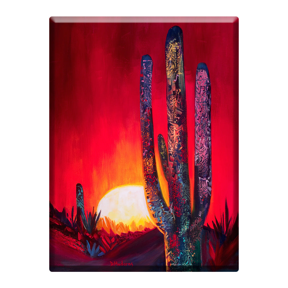 Singing Saguaro- Mini Canvas