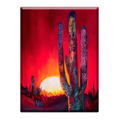 Singing Saguaro- Mini Canvas